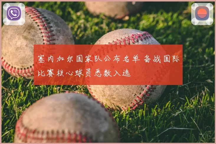 塞内加尔国家队公布名单 备战国际比赛核心球员悉数入选